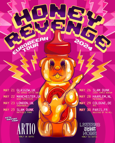 Honey-Revenge-UK-European-tour-poster-2024