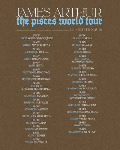 James Arthur - Nov-25