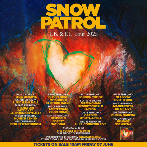 Snow Patrol Jan 25