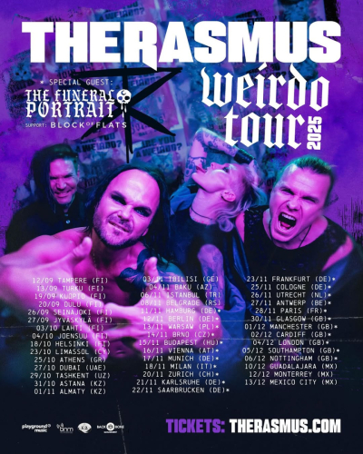 The Rasmus - Sep-25  Oct-25
